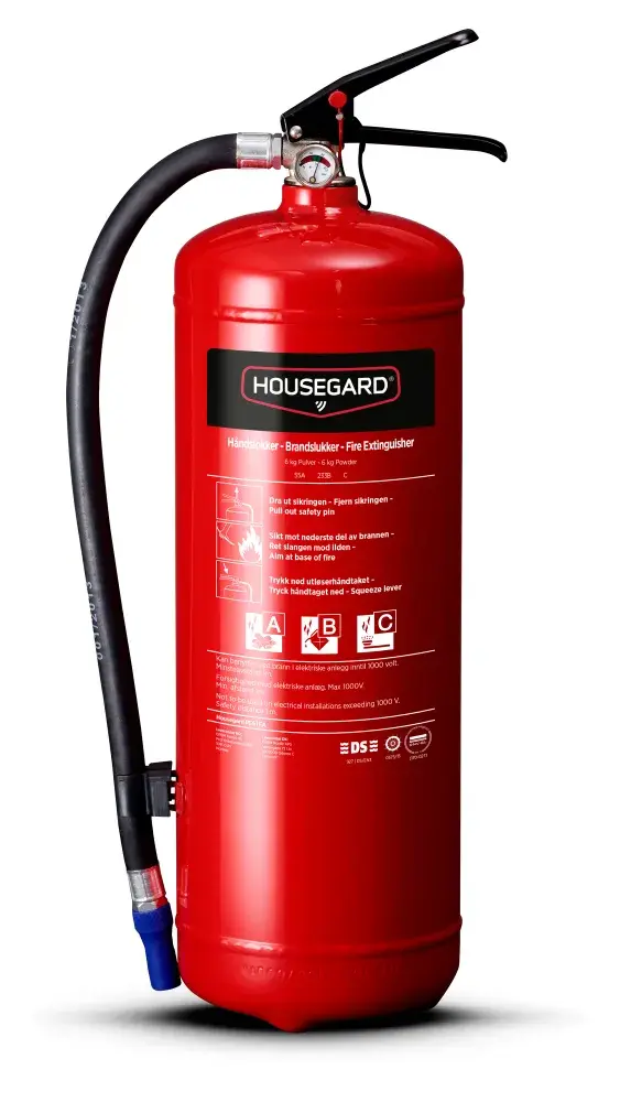 Housegard 6 kg ABC pulverslukker 55A