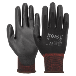 NORSE PU arbeidshansker i svart