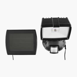 Veggmontert solcellelampe med bevegelsessensor, 100 lumen